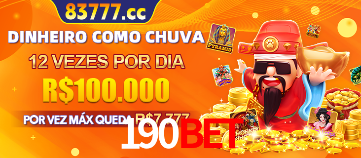 Banner do programa de recompensas Recomende para amigos do 190bet, detalhando os bônus por convidar amigos, com prêmios que chegam a R$288.888.
